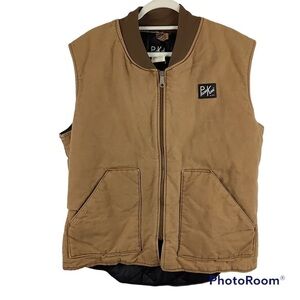 Polar King Cotton Quilted Full Zip Vest